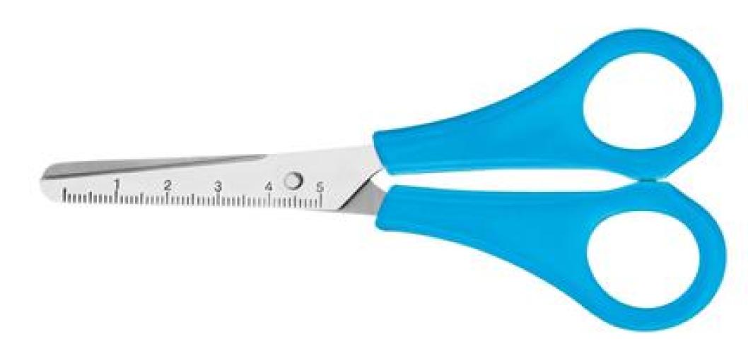 Nůžky pro praváky 13cm kulaté zakončení