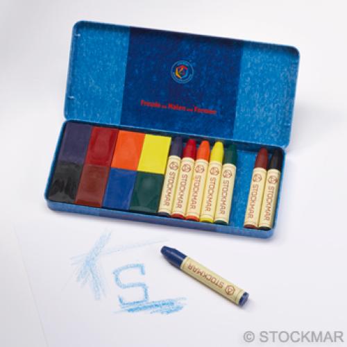 Kombinovaná sada 8 bločků + 8 pastelek
