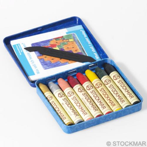 Voskové PASTELKY 8ks, doplňkové barvy varianta 2