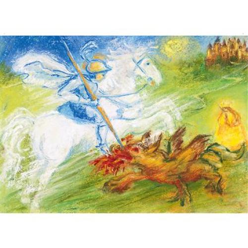 Pohled - Sv. Jiří s drakem