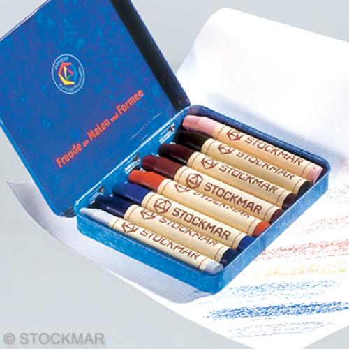 Voskové PASTELKY 8ks, doplňkové barvy