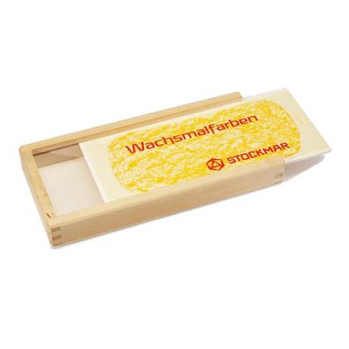 Krabičky na bločky a pastelky - dřevěné