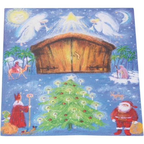 Adventní kalendář 24x34cm 25 oken