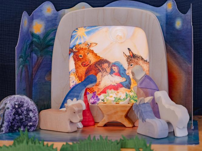 Adventní světelný příběh (sada 4 stínítek)